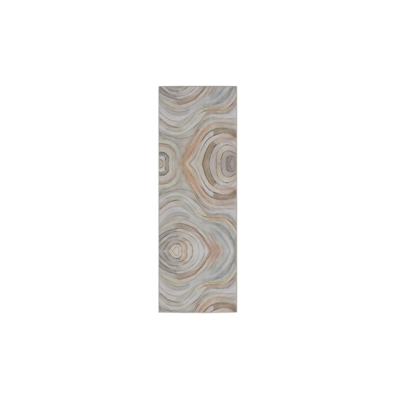 Abstract Indoor Rug, Runner 2'9" x 8'