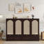 Armoire lit escamotable en rotin avec rangement Delas-884873809