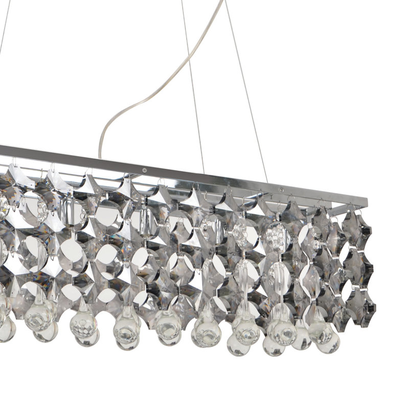 Lustree en cristal 6 lumières Ayla
