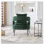 Chaise d'appoint rembourrée en velours-1167753843