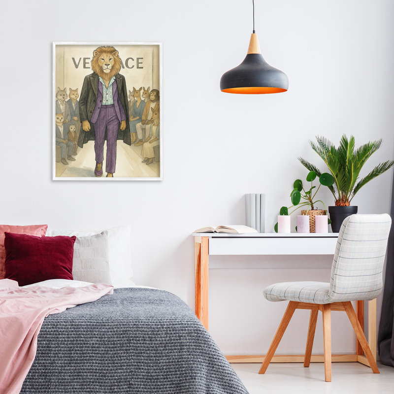 Giclée encadrée, signée par Grotto Studios, Giclée encadrée blanc bord de mer, H 20 po x l 16 po