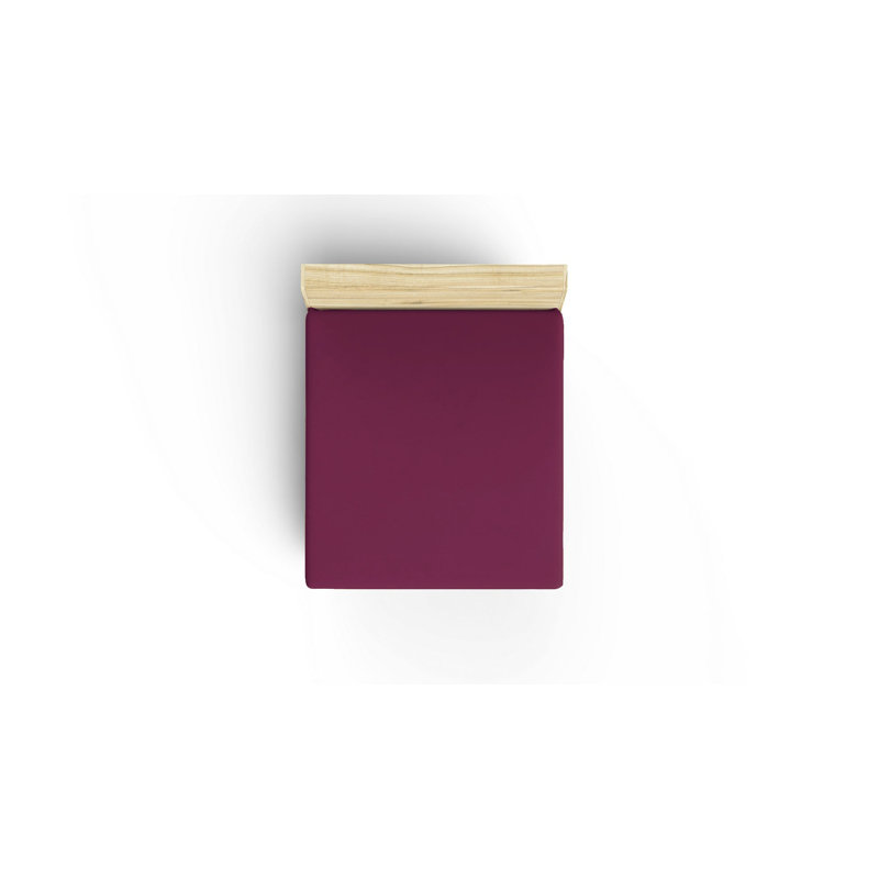 Premium Ranforce Single XL Fitted Sheet, 100% Cotton, 39 x 79 + 15.7 Deep Pocket, 155 Thread Count | Soft Purple Color, Machine Washable at 86°F | Luxurious Comfort for a Restful Sleep Experience