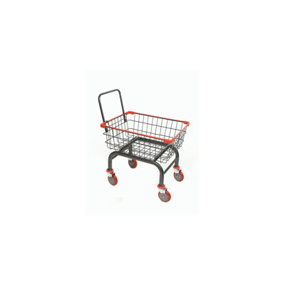 ChaminUSA 1.8 Bushel Rolling Laundry Cart with Foldable U-Handle and 5-Inch Wheels