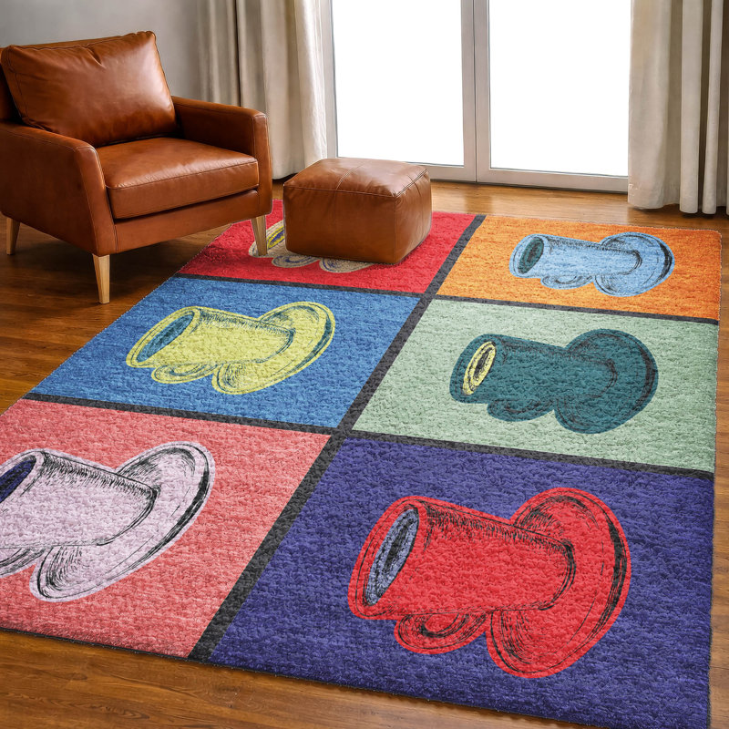 Tapis Premium à poils longs lavable à la machine Dream, 8 pi x 10 pi