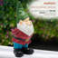 Grande statue de jardin nain d'extérieur classique 11 po Nyla-74339721-128731748