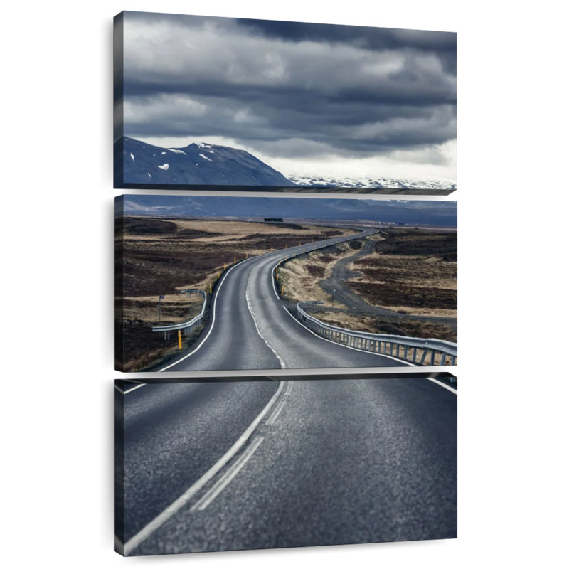 Mehar Smooth Icelandic Road, 65" H x 42" W