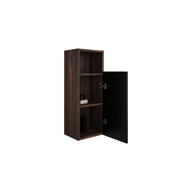Étagère latérale de salle de bain, armoire fonctionnelle facile à assembler