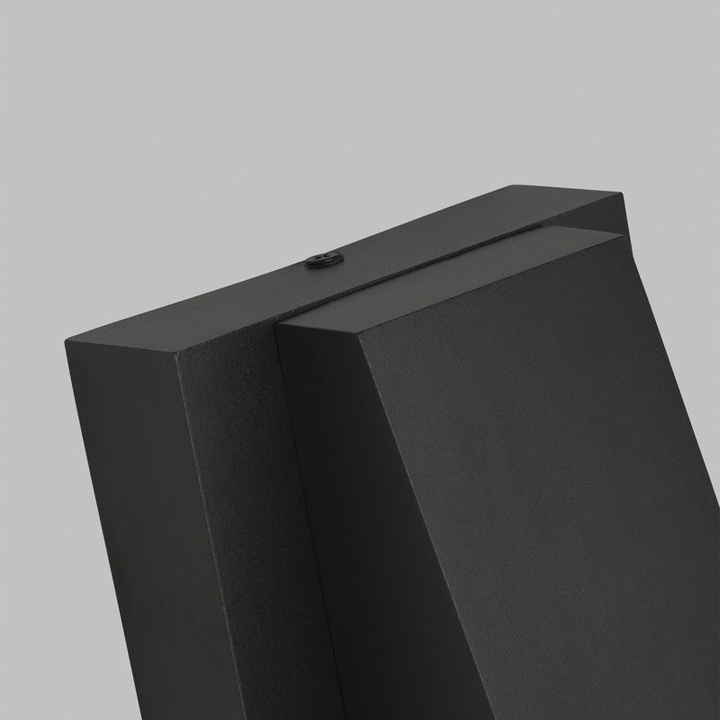 Peak LED Outdoor Flush Mount, Black