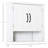 White 3 Bathroom Cabinet, With Adjustable Shelf And 2 Doors - Optimize Space Over Toilet Storage Shelf, Keep Your Essentials Organized,