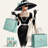 Luxury Stroll: Tiffany-Inspired Glam Canvas Wall Art-257239472