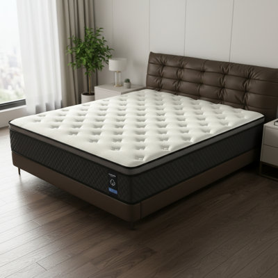 Grand matelas hybride en mousse 10 po