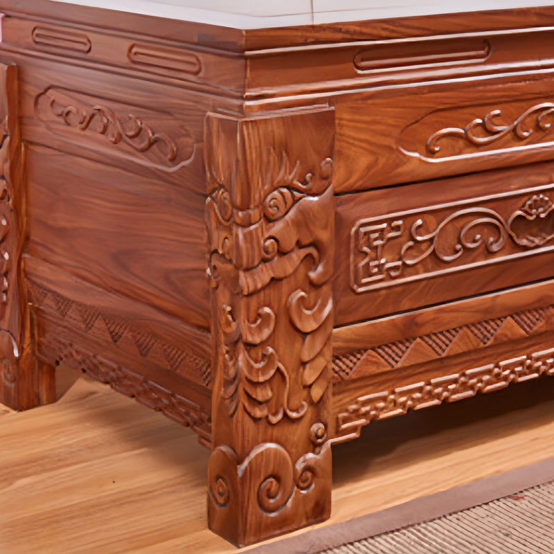 Creative Brown TV Stand, H 18,5 po x L 86,61 po x l 18,9 po