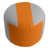 Silver/Orange/Silver