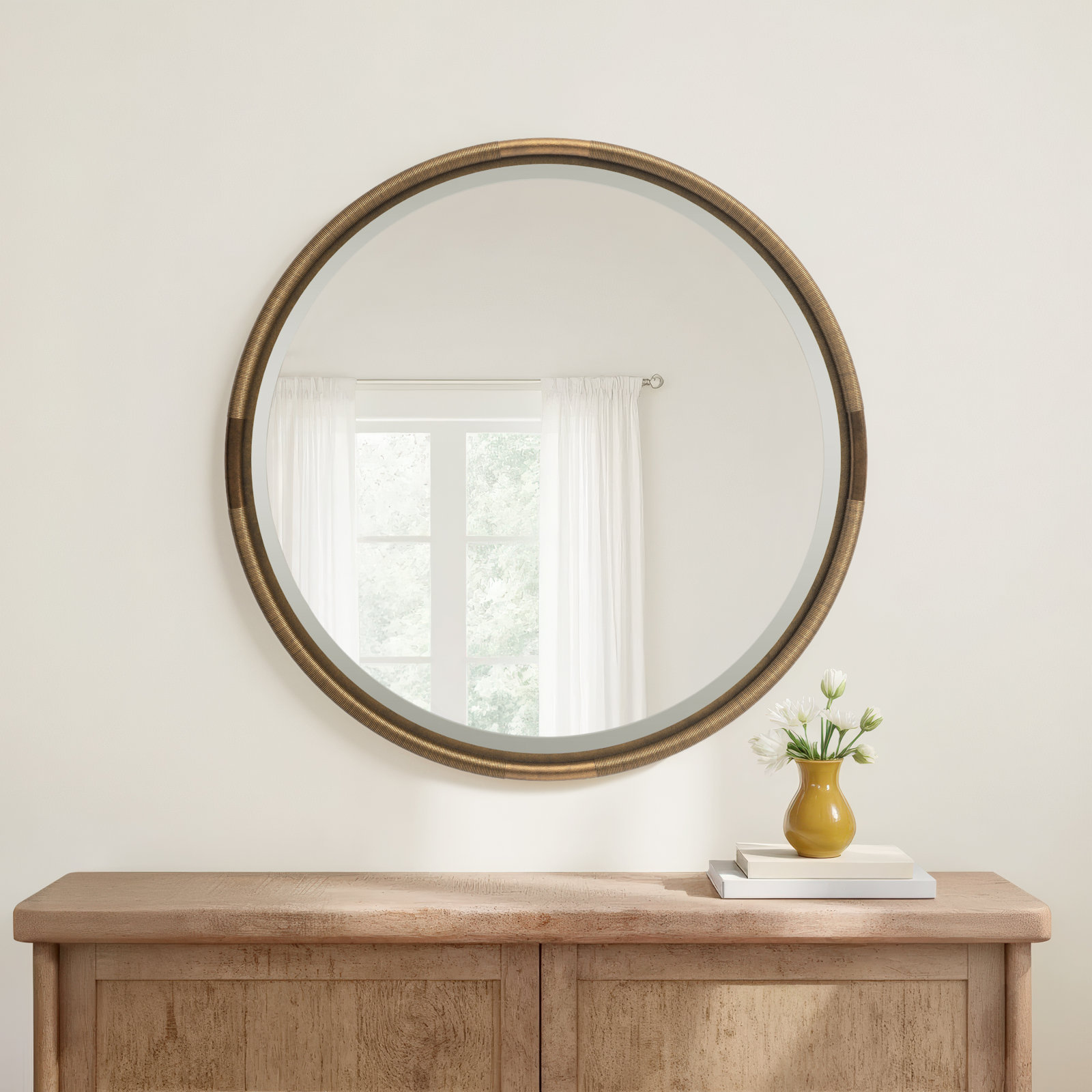 Hela 36" Beveled Accent Mirror