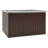 vidaXL Storage Box Brown Galvanized Steel, Plastic 67.3 x 39.0 x 36.6 in-855904574