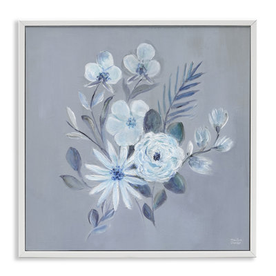 Giclée à motif floral bleu, par Marilyn Dunlap
