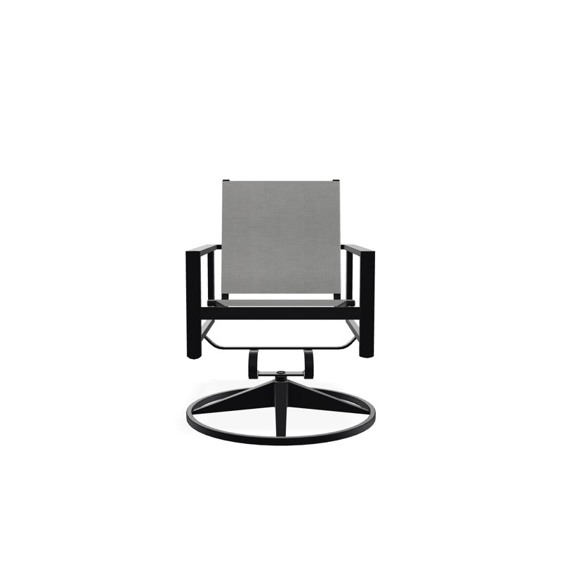 Tribeca Sling Swivel Rocker, Black, Alloy Sunbrella®