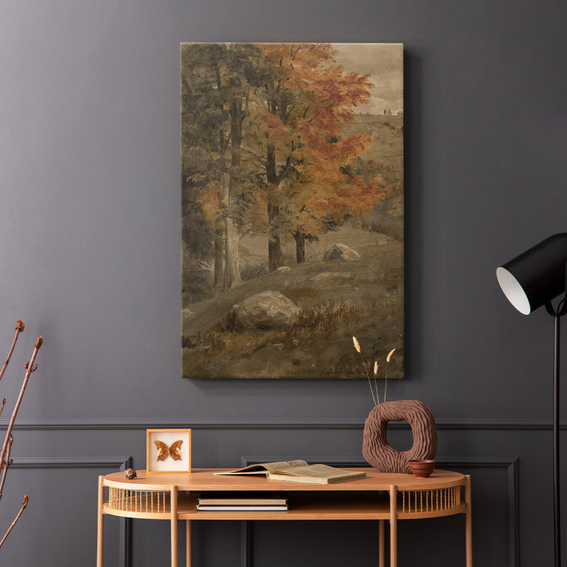 Paysage rétro CLxxxi - galerie Cavas, H 12 po x l 8 po