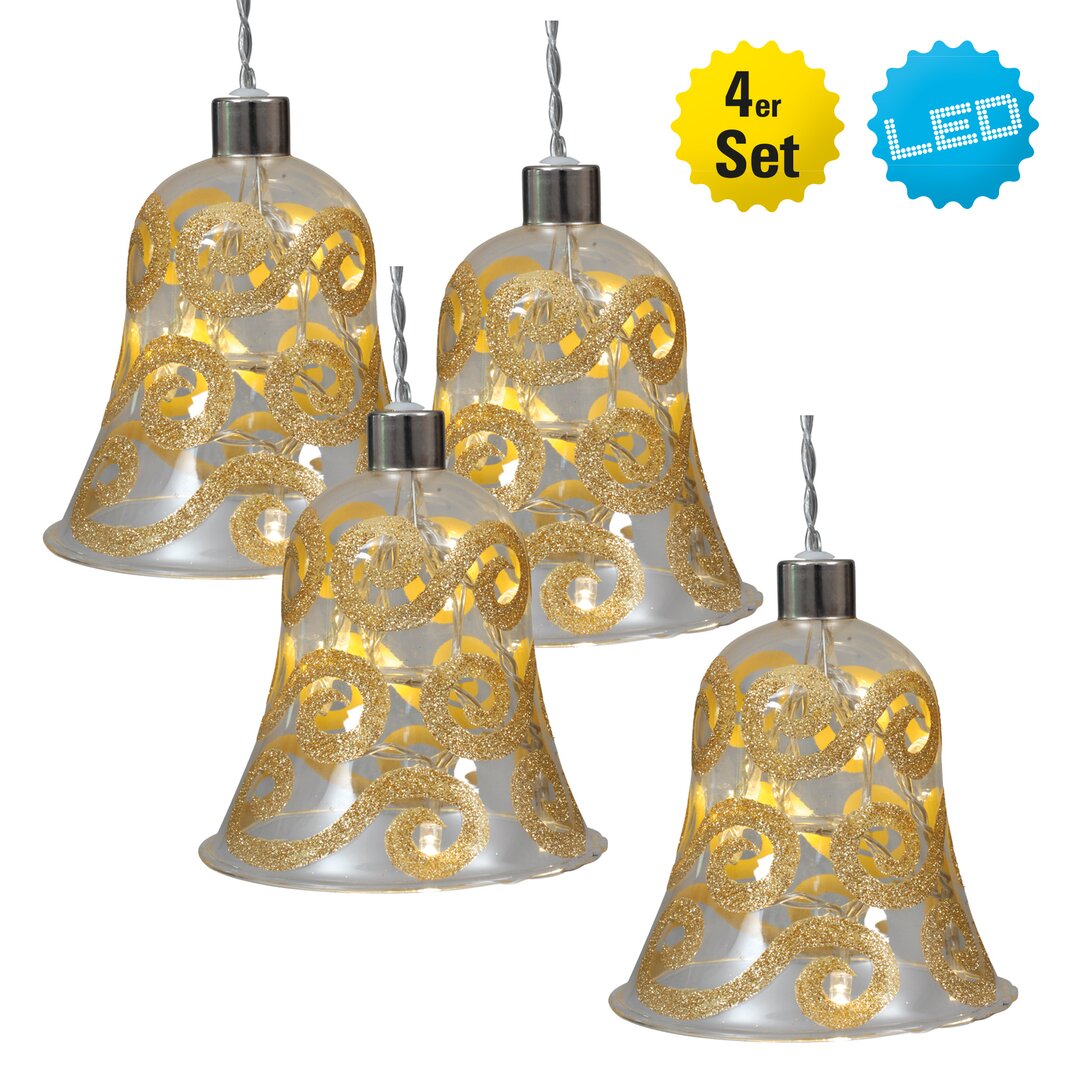 Geformte Ornamente-Set Glocke