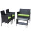 Ensemble de meubles de patio en rotin pour 4 pièces-328632262