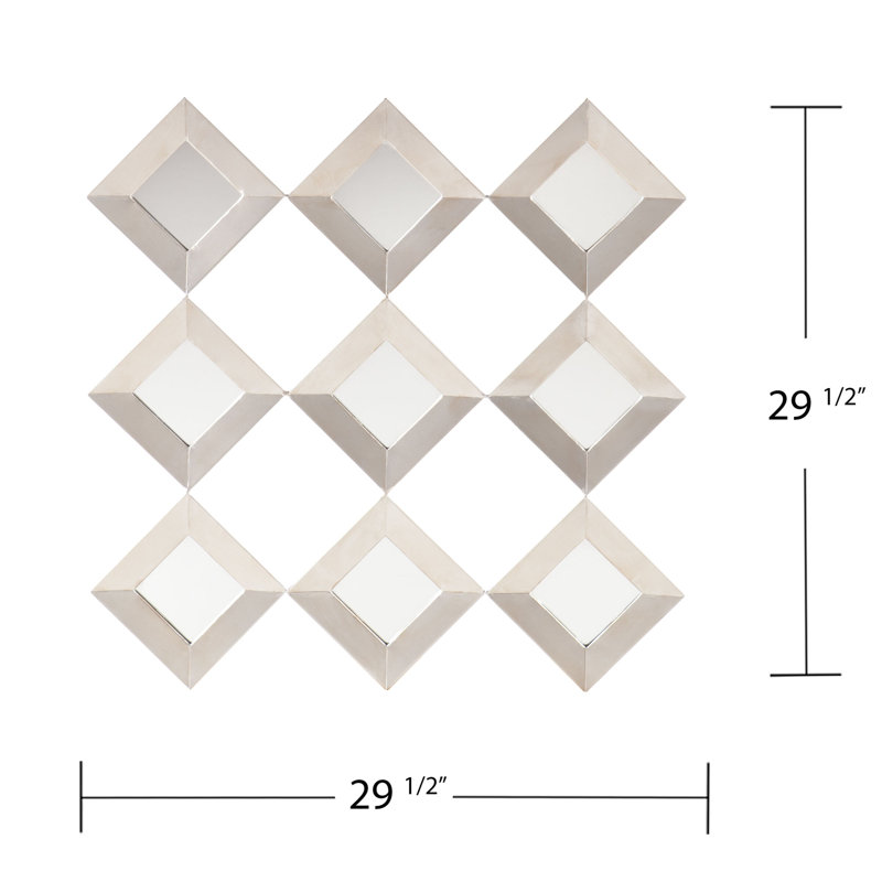 Metal Square Wall Mirror