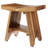 EcoDecors - Serenity, 18 Inch Wide - Teak Shower Bench - Bathroom Stool Seat - in Earthy Teak