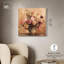 Art floral glamour sur toile bourgogne-105673581-105673585