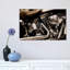 Harley Motorcycle - Print on Canvas-42153051-89229589