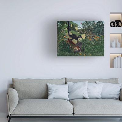 "La jungle I" par Henri Rousseau sur toile