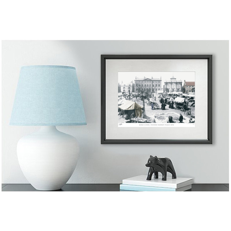 King's Lynn, Tuesday Market Place 1898 by Francis Frith - Single Picture Frame Print, 40cm H x 50cm W x 2.3cm D