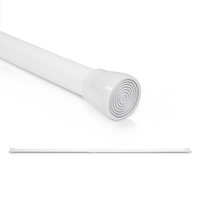 Stamina 110cm Straight Tension Shower Curtain Pole