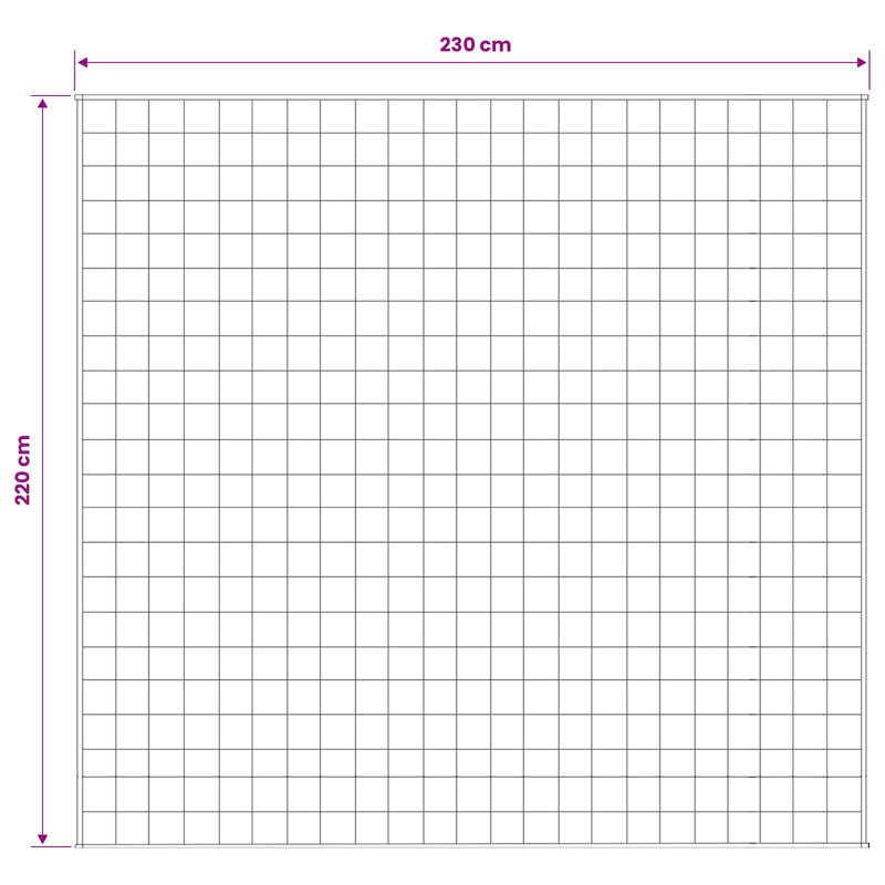 Throw Blanket, White, 152cm W x 203cm L
