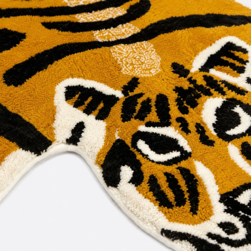 Shaped Tiger Rug