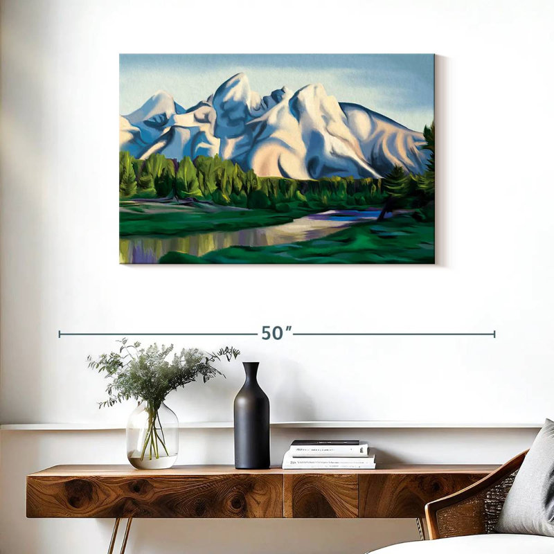 Grand Teton Daylight Bliss, H 24 po x l 36 po