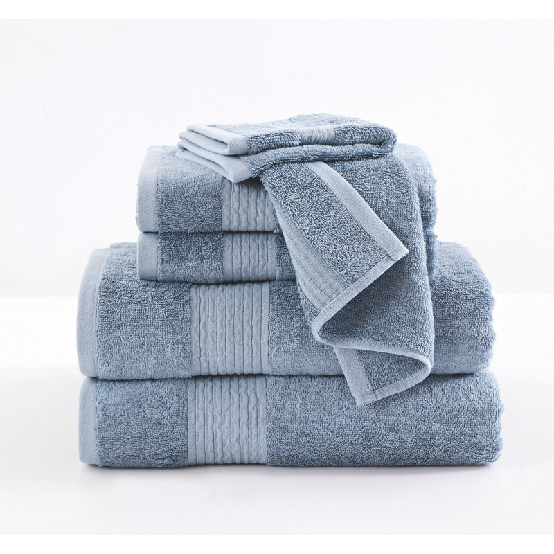 Cotton Blend Plush Mulit-Size Set, Blue