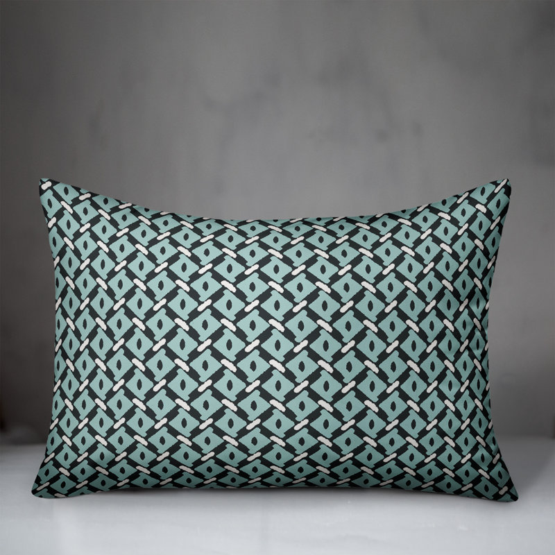 Coussin Whimsical Diamond, Bleu / vert