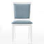 Chaise d'appoint en velours bleu clair Ketra