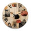 Horloge murale en bois massif Sennur-1799527772