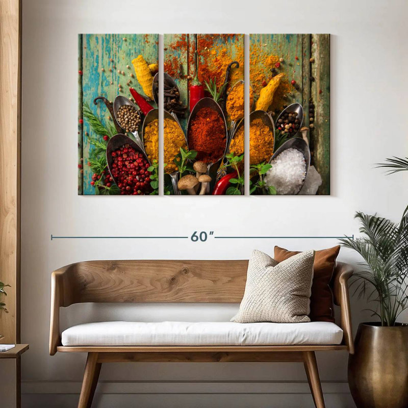 Yarlin Asian Spices, 32" H x 50" W