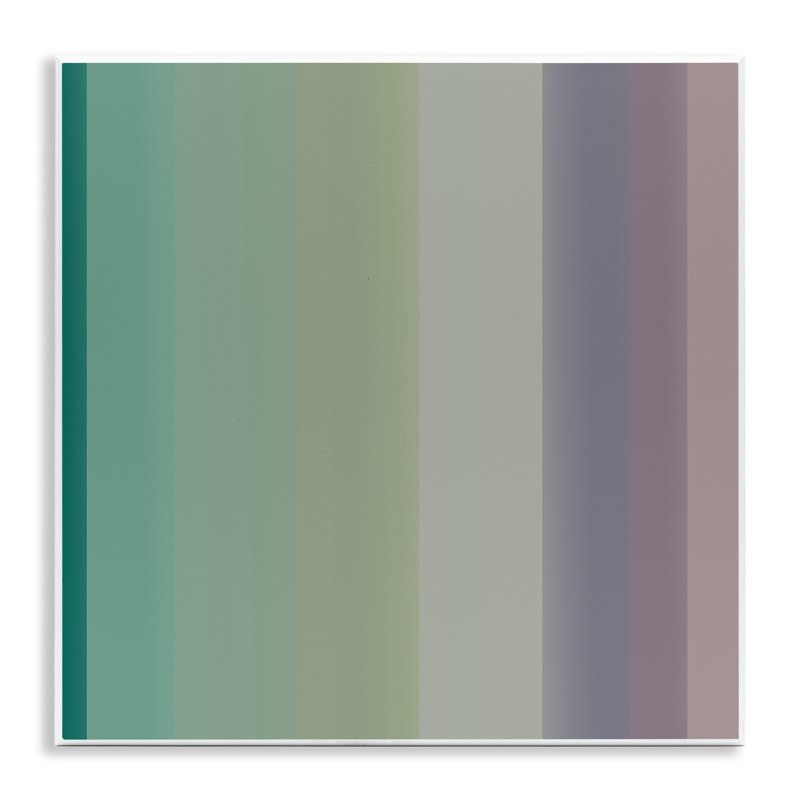Green & Purple Gradient Wall Plaque Art by Third & Wall Studios