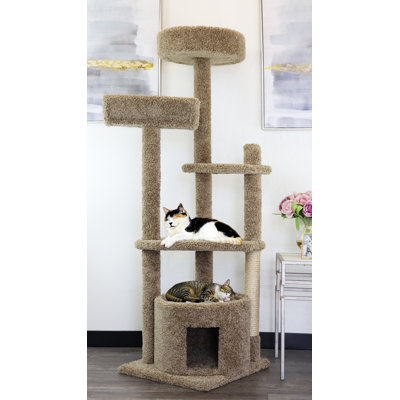 New Cat Condos - Grand chalet pour chat avec maison fermée