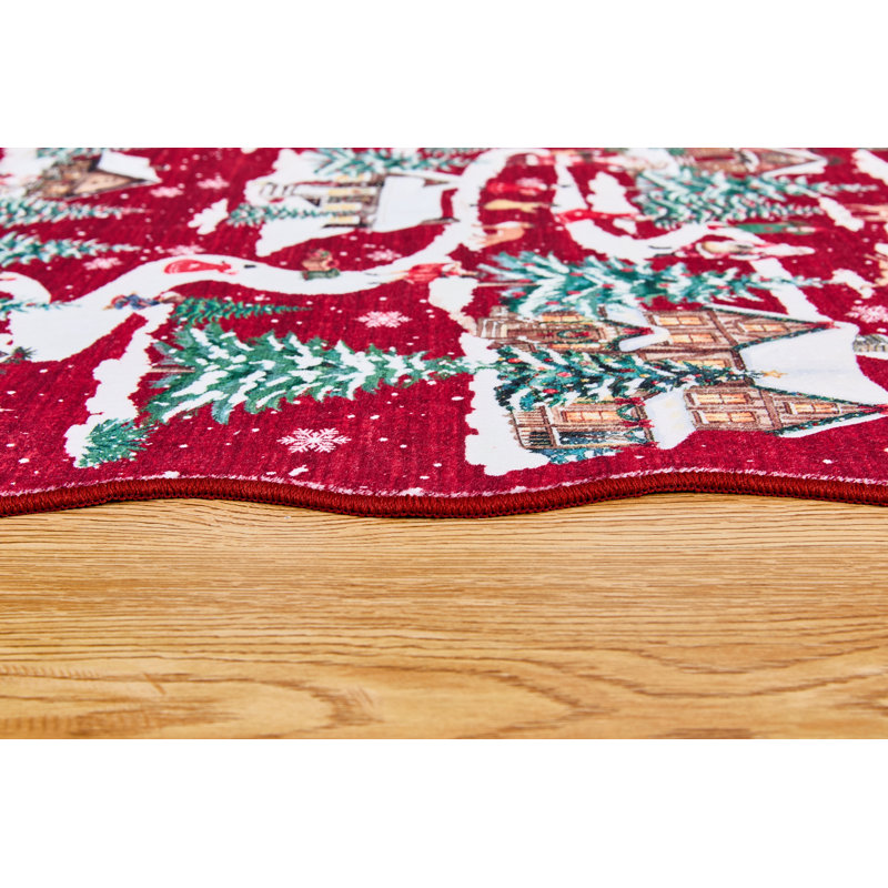 Rectangle Washable Area Rug, 80x150cm