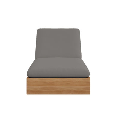 Beja Chaise Lounge - Charcoal