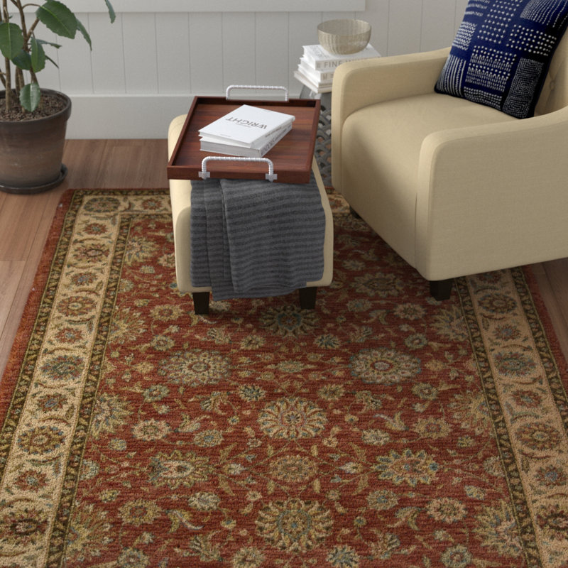 Bardwell Oriental Wool Area Rug, Rectangle 229 x 290cm