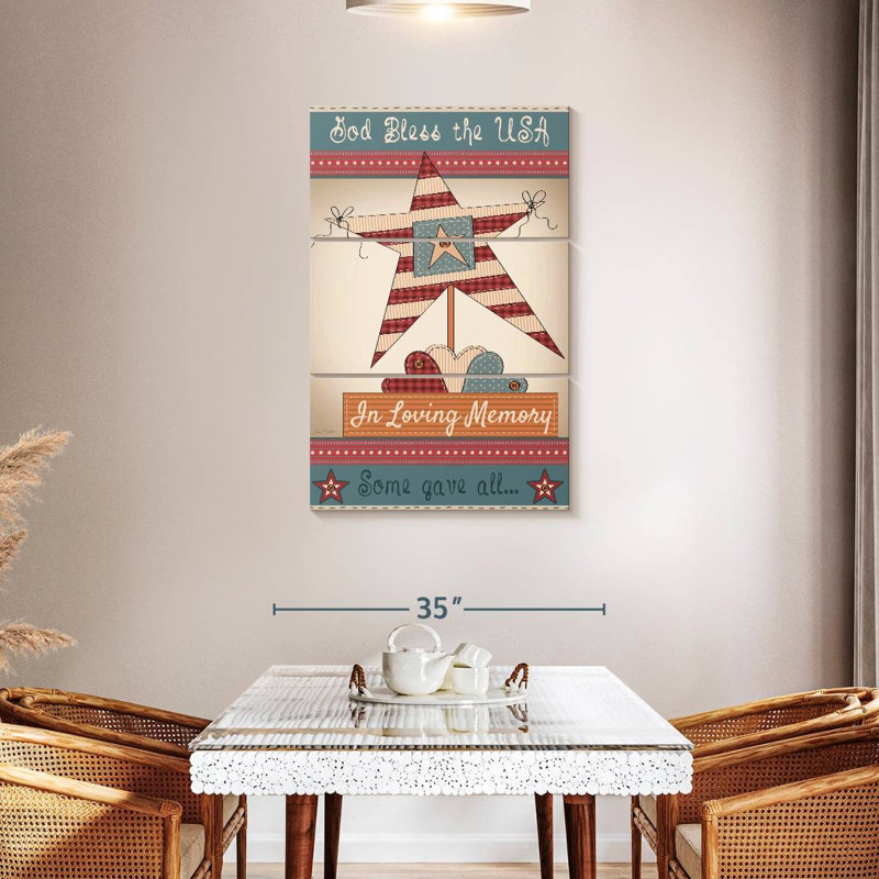 Lelar Flag In Loving Memory, 45" H x 28" W