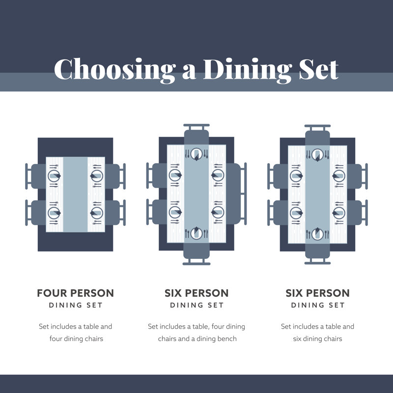 Io 6-Piece Two Toned Wood and Upholstered Dining Set, Teal