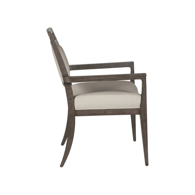 Cohesion Nico Upholstered Arm Chair, Dark Brown