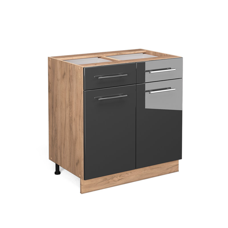 Fame 218 + front GKO_80 x 82 x 51.6, Grey/Brown