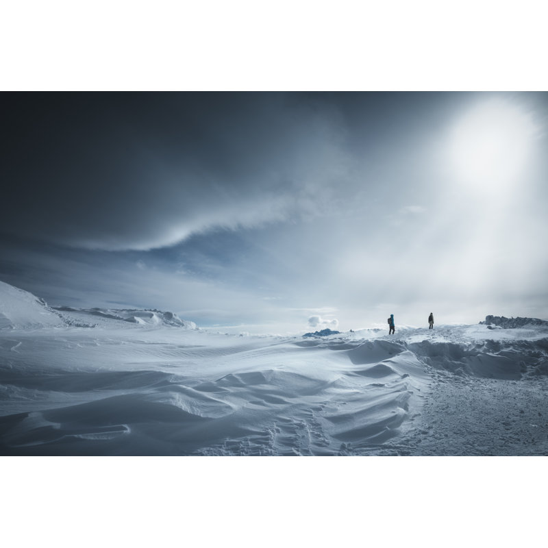 Winter Hike by Borchee - Wrapped Canvas Print, 20cm H x 30cm W x 3.8cm D