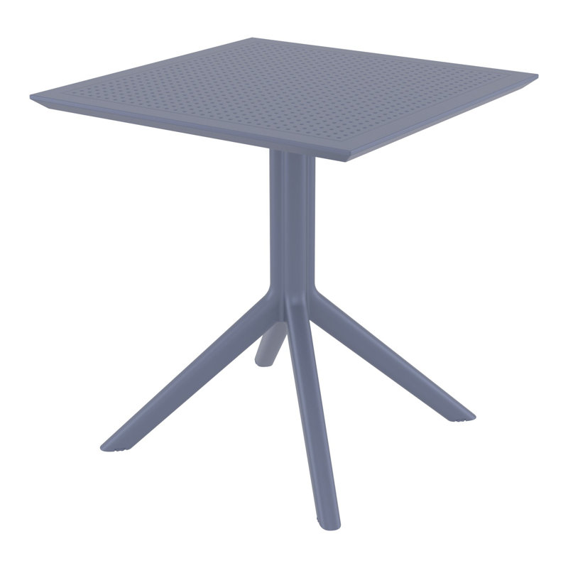 Ensemble bistro 60 po Farrah, Gris foncé